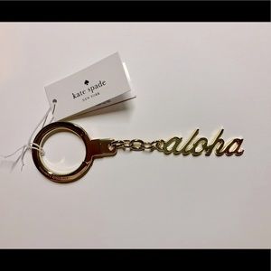Kate Spade ALOHA Key Chain Fob Bag Charm